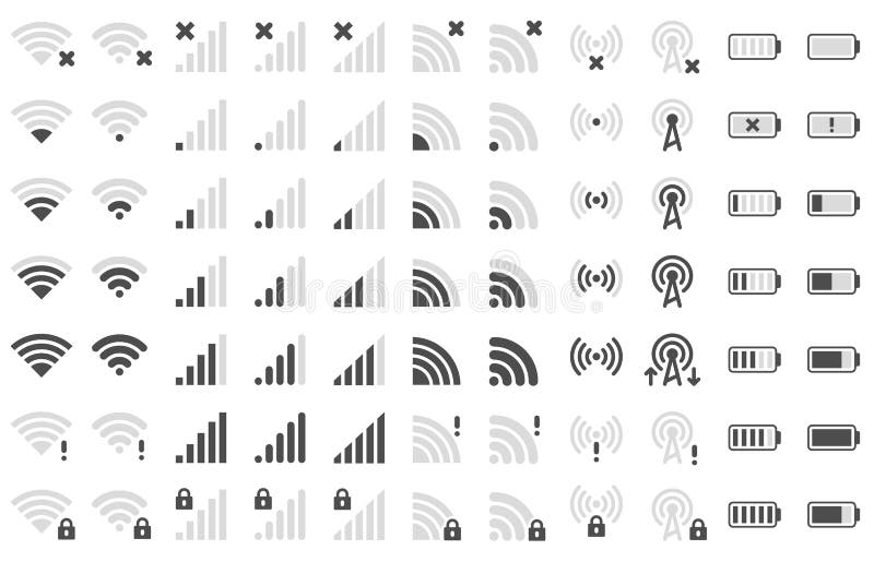 Understanding Android Status Bar Icons - visual representation