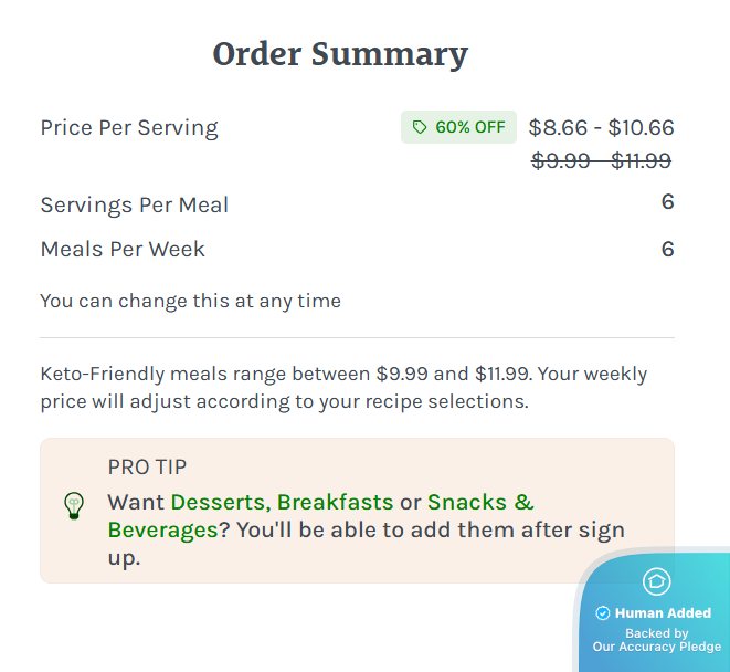 Comparing Home Chef to Competitors - visual representation