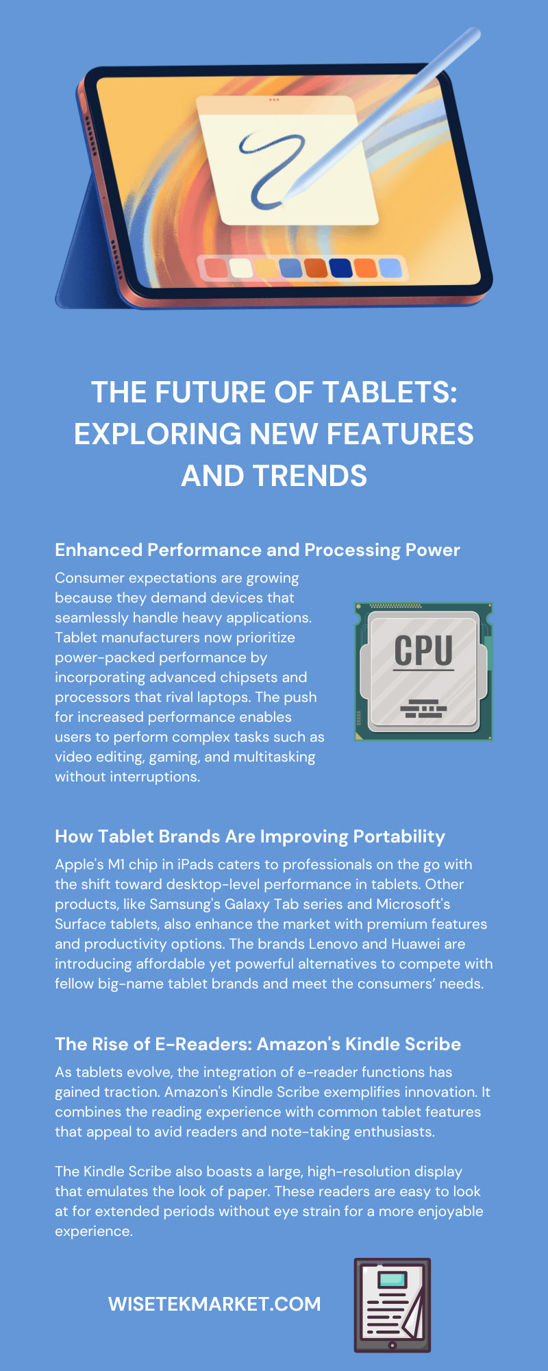 Future Trends in Tablet Design - contextual illustration