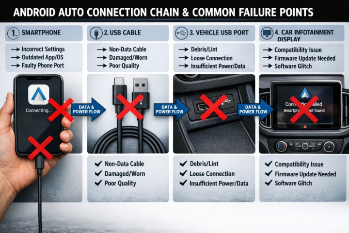 Common Android Auto Issues - contextual illustration