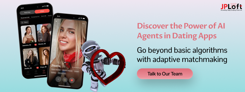 How to Implement AI Agents in Your Dating App - visual representation