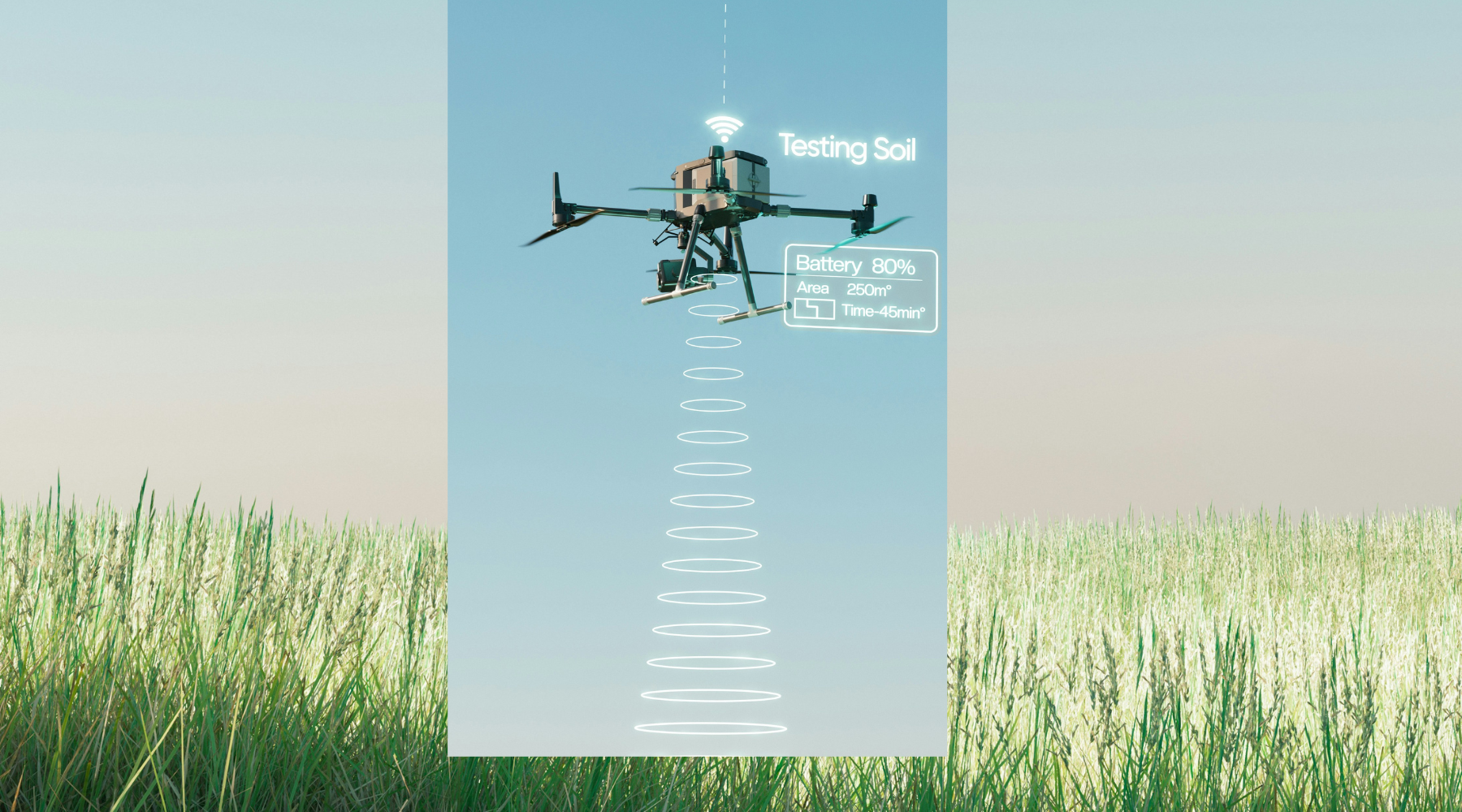 The Rise of AI in Agriculture - visual representation