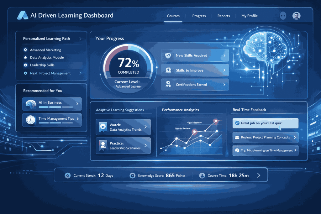 The Rise of AI in Education - visual representation