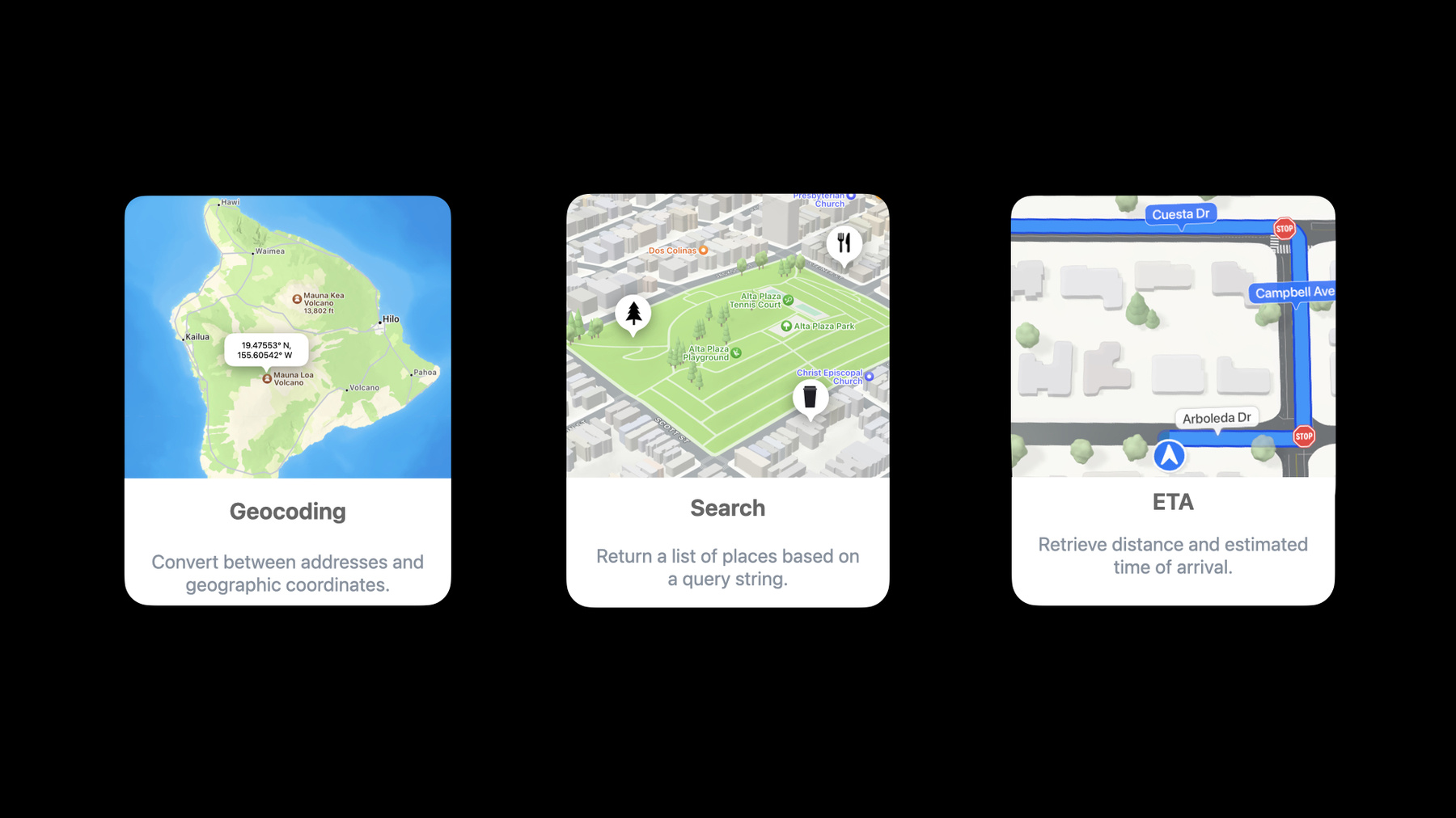 How Ads are Integrated into Apple Maps - visual representation