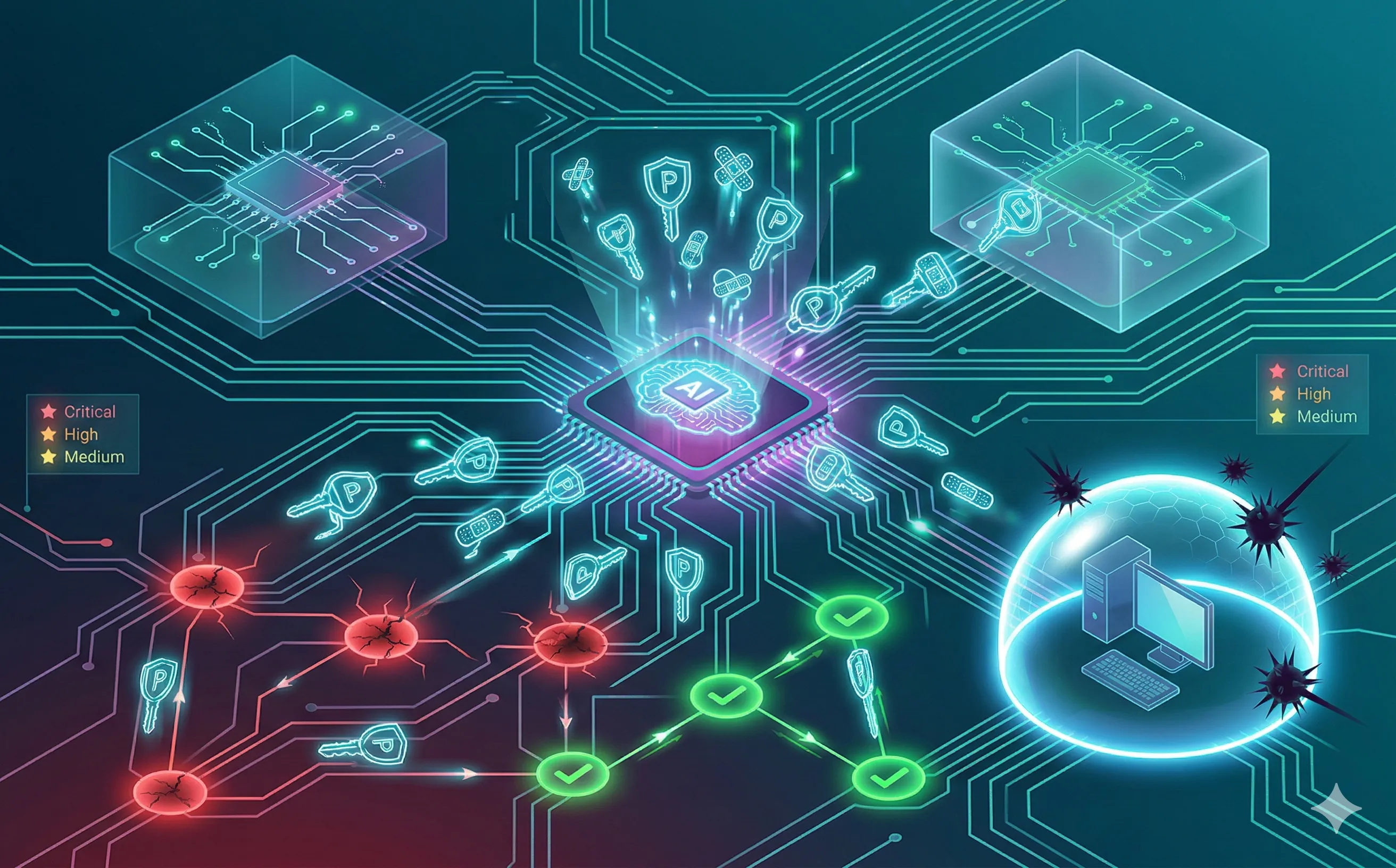 Implementing Automated Patch Management - visual representation