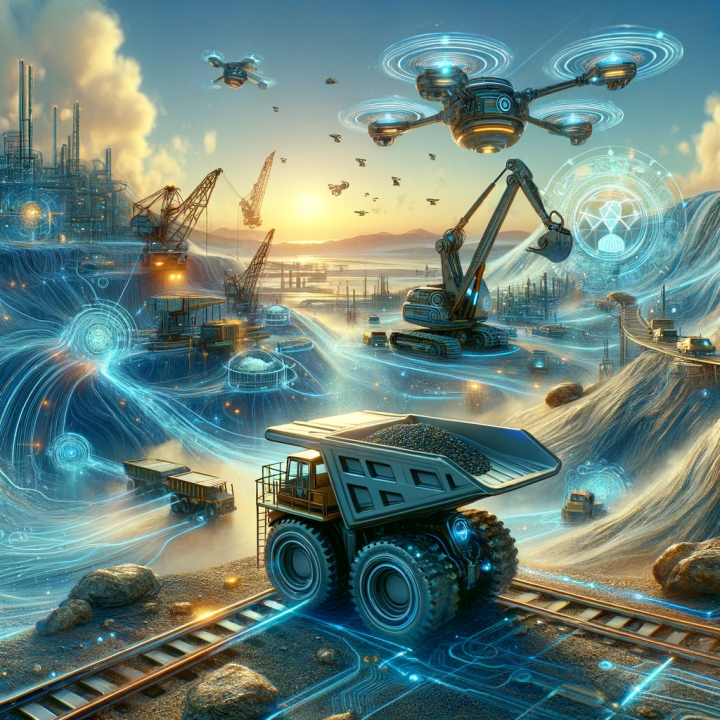 Future Trends in Automated Mining - visual representation