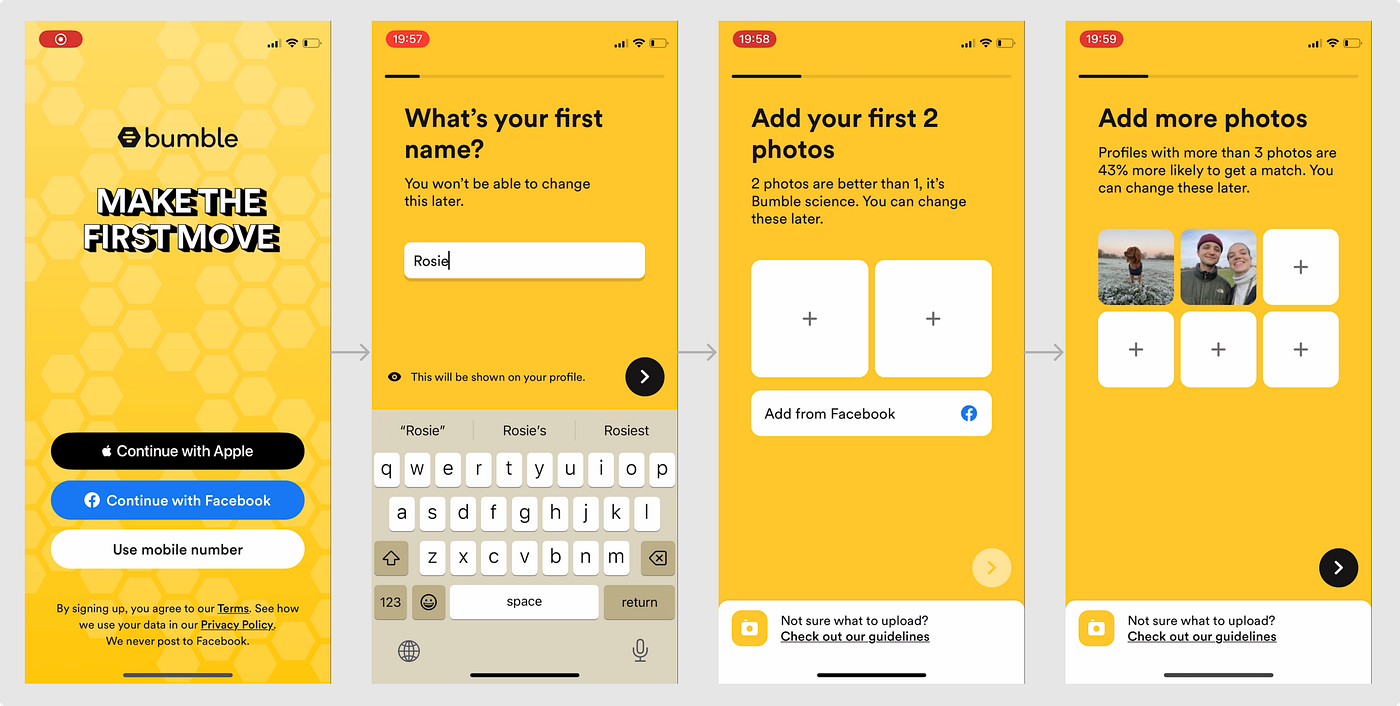 The Evolution of Online Dating - visual representation