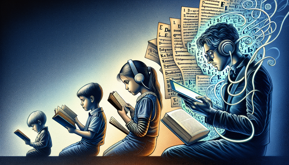 The Evolution of Reading - contextual illustration