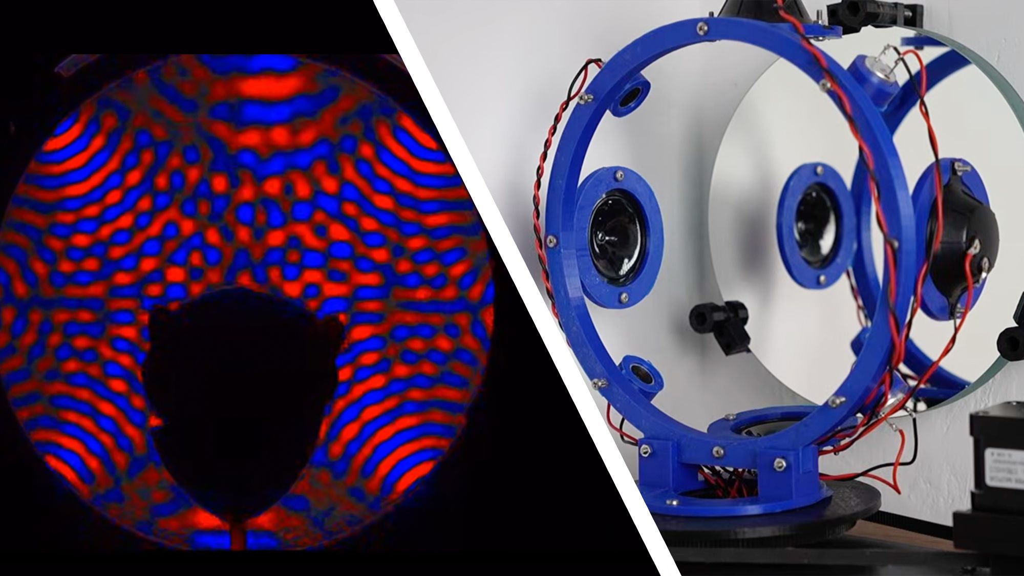 How does 'virtual' spatial audio from a soundbar compare to an actual surround setup? Someone built a mind-blowing scanner that lets you 'see' sound waves to demonstrate it, with the help of a stuffed guinea pig and a custom-built 8-channel amp | TechRadar