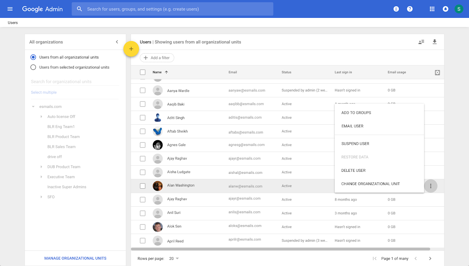 User Experience Improvements - visual representation