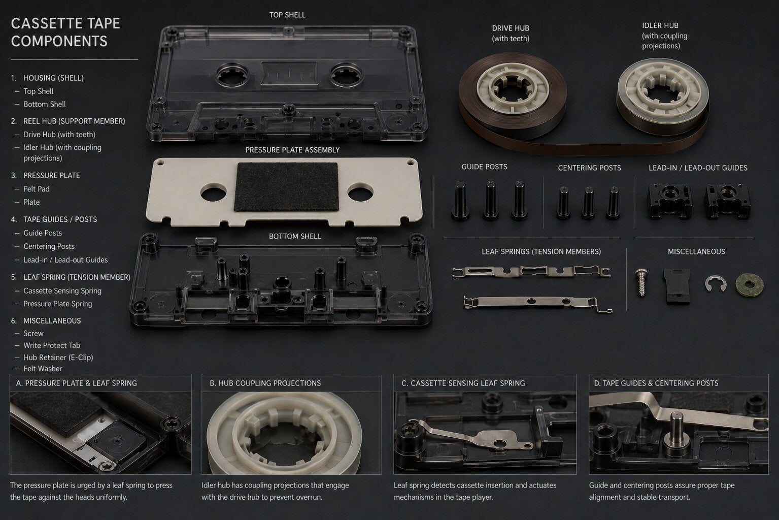 A Brief History of Cassette Tapes - visual representation