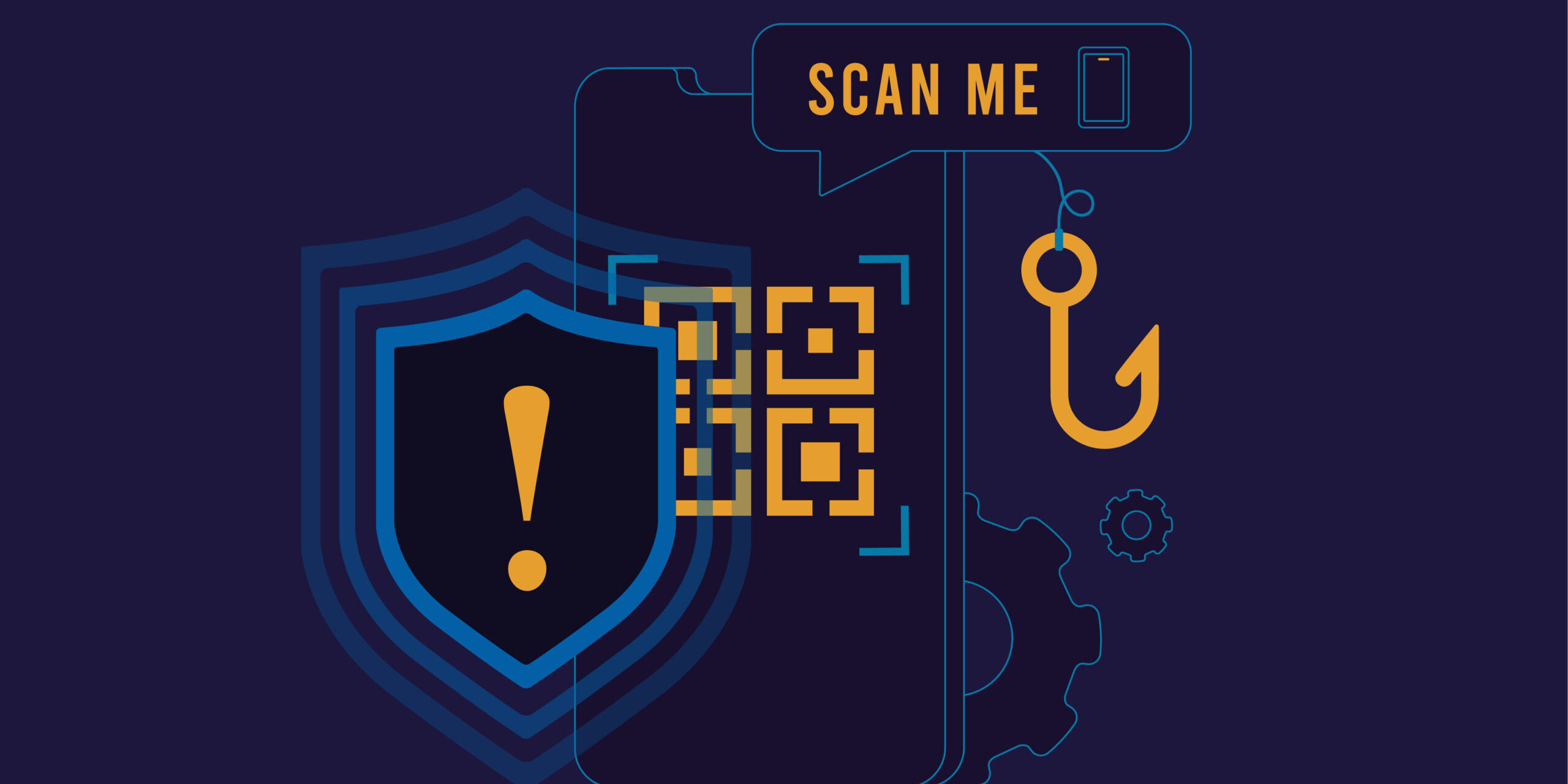 Common Scamming Techniques with QR Codes - visual representation