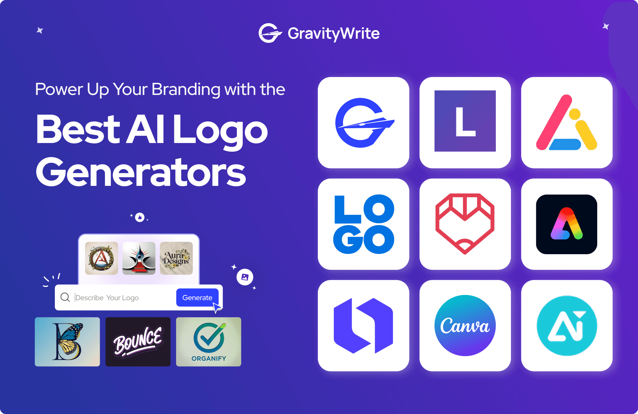 The Best AI Logo Makers at a Glance - visual representation