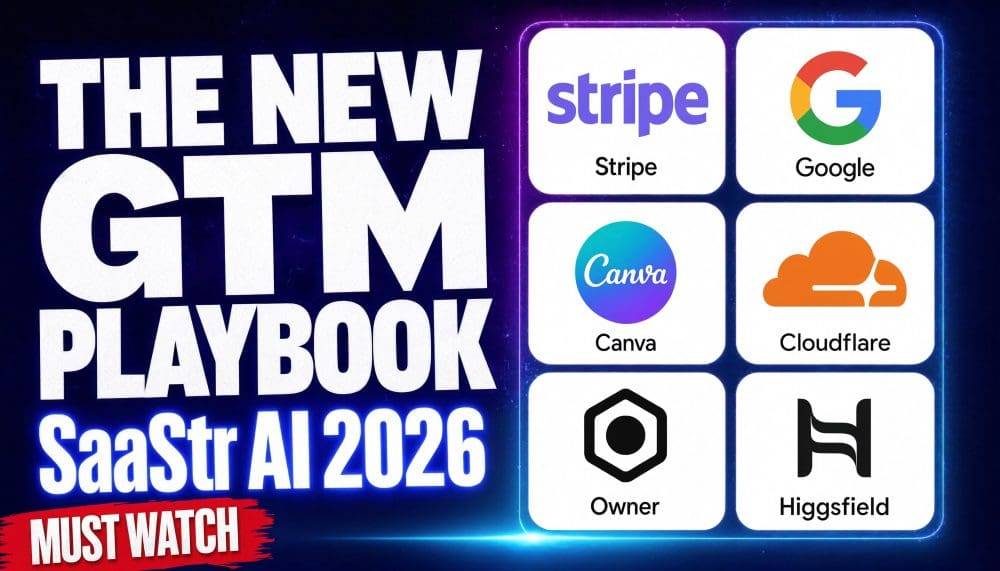 How Stripe, Google, Canva, Cloudflare, and Higgsfield Are Actually Selling in 2026 | SaaStrAI