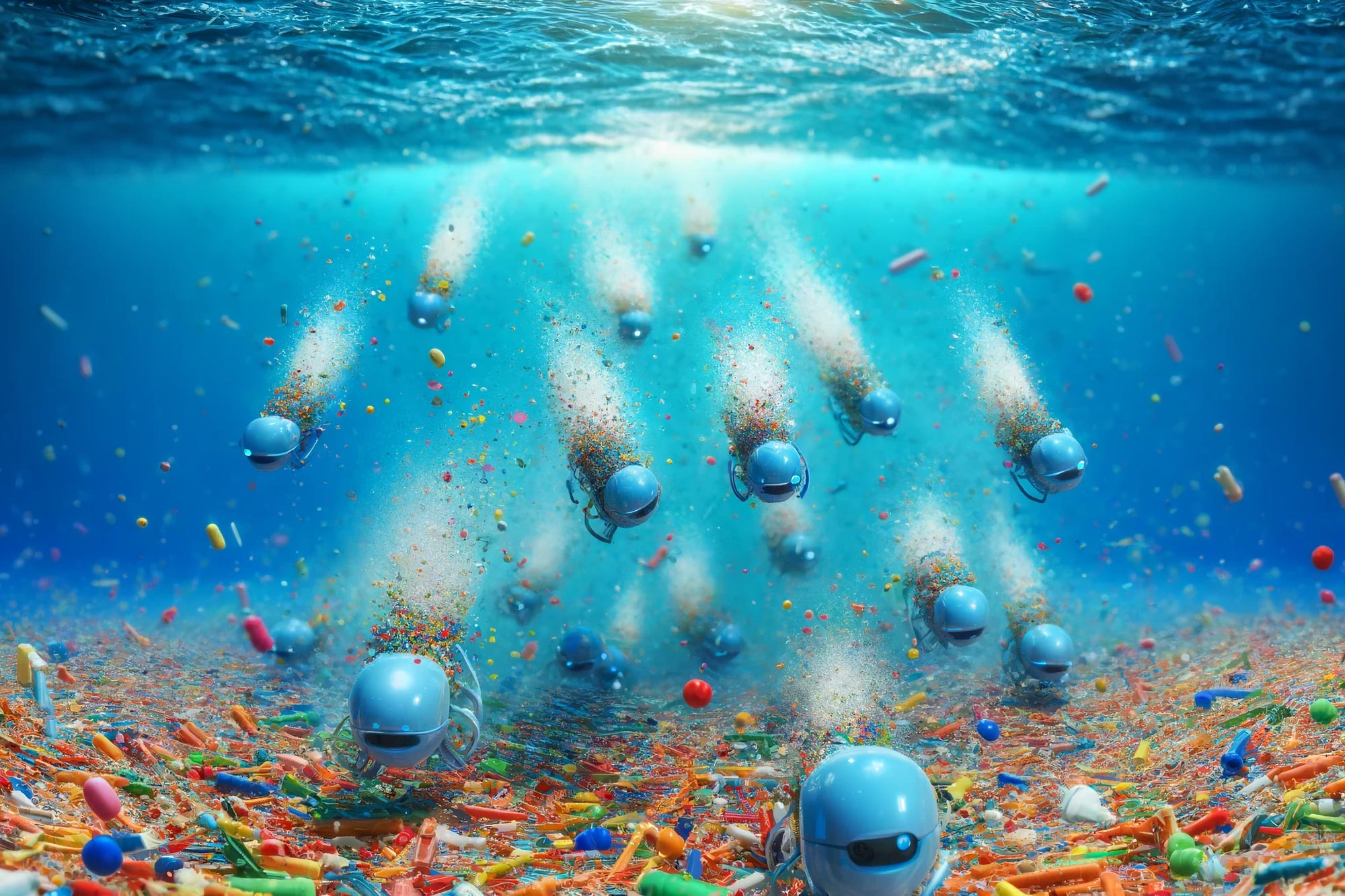 Meet the Tiny Robotic Hunters - contextual illustration