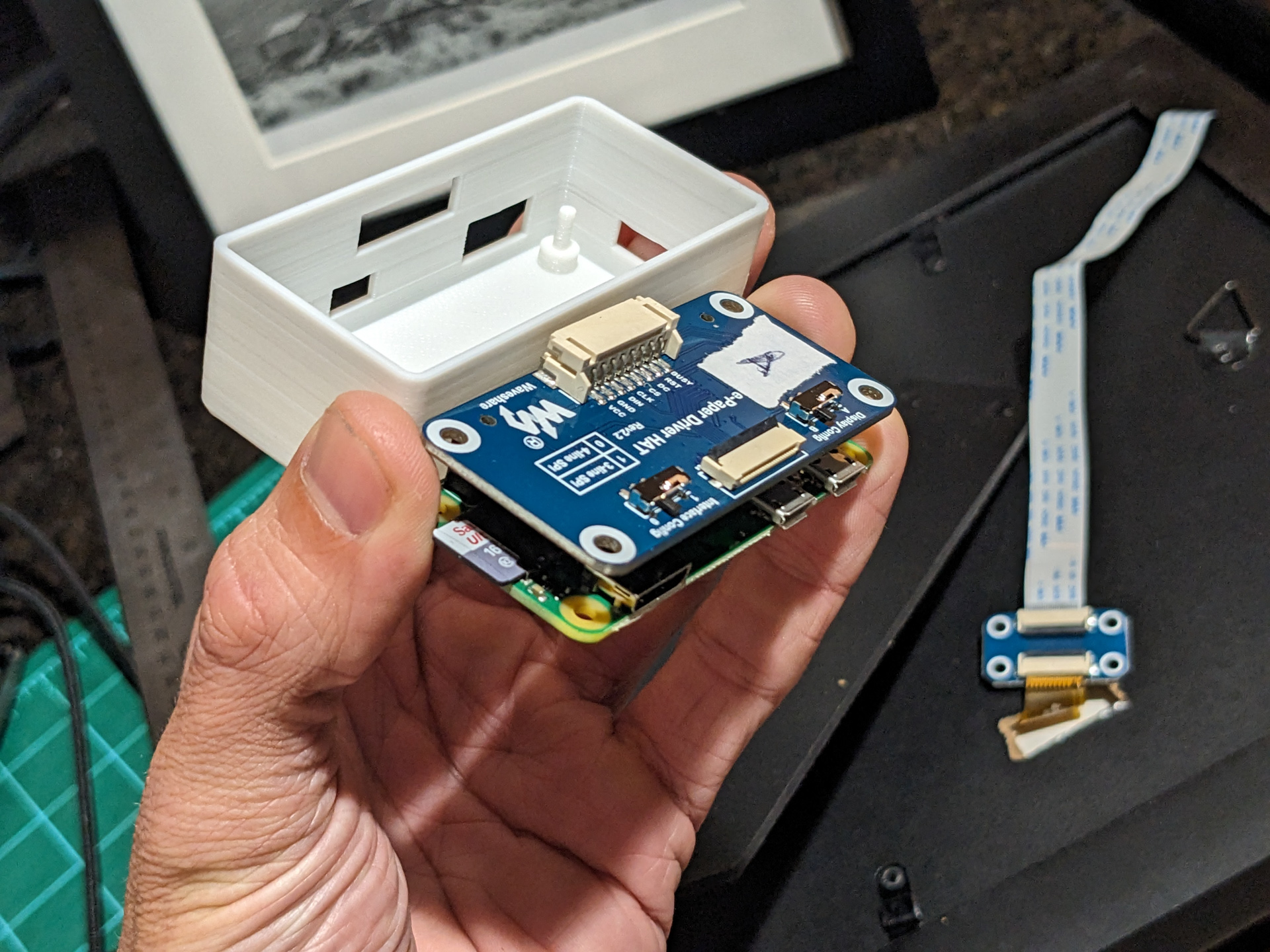 Materials Needed for Your DIY E-Paper Display - visual representation