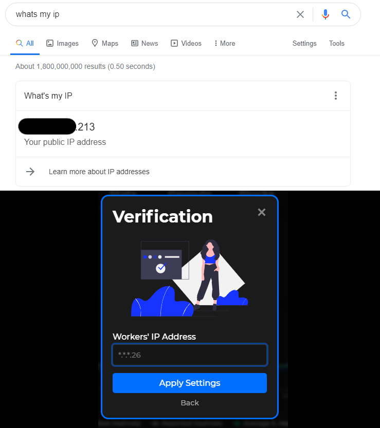 Step 2: Test Your IP Address Change - visual representation