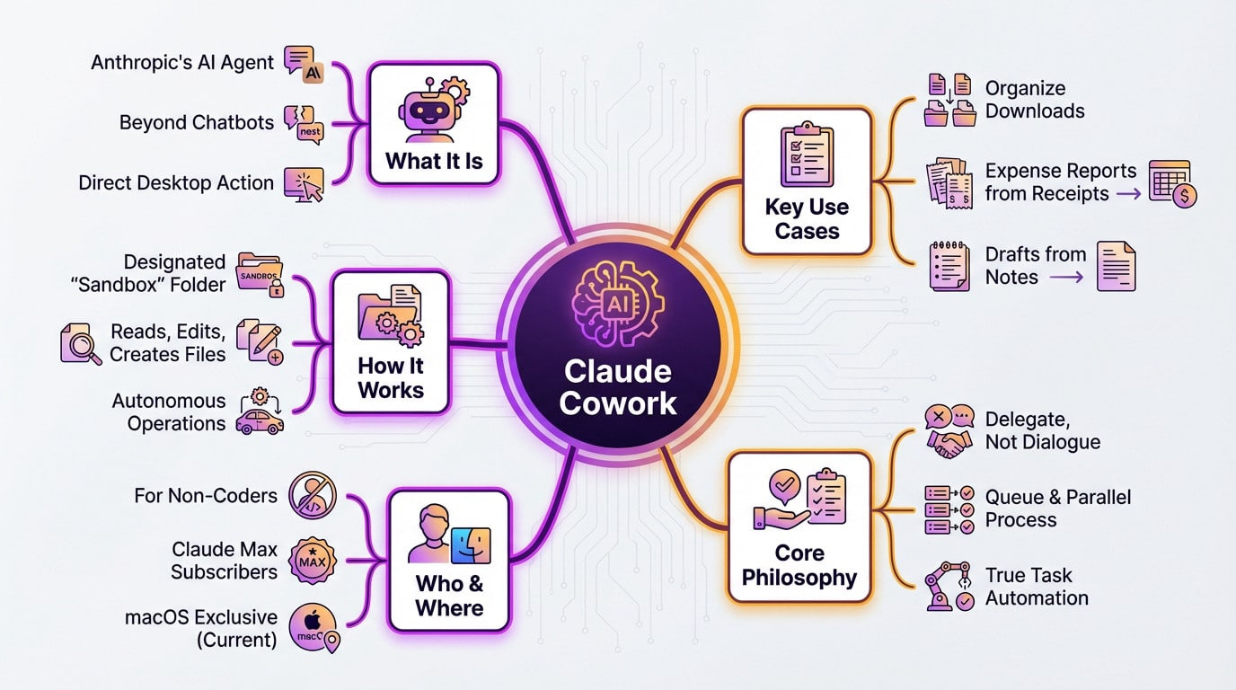 Introduction to Claude Cowork AI - visual representation