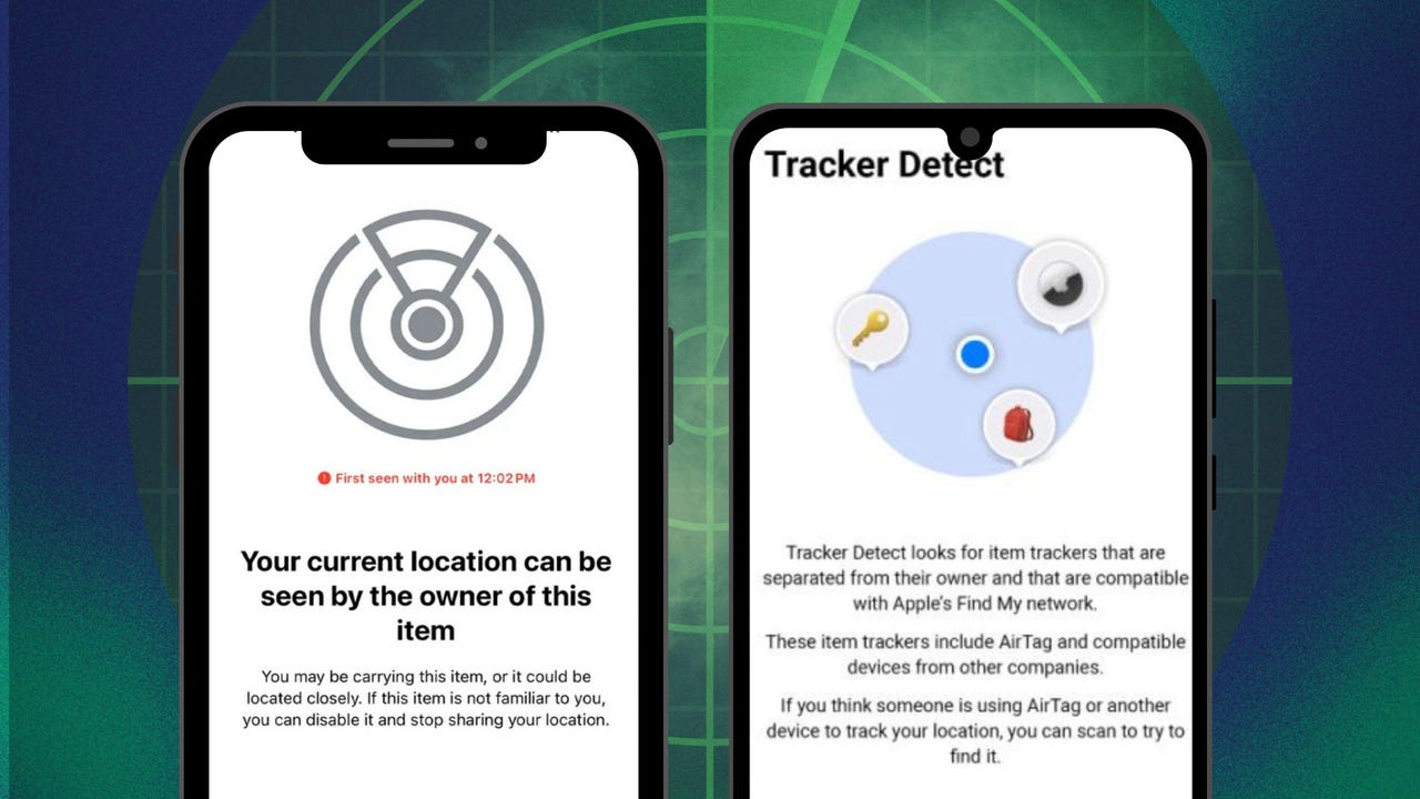 What Unwanted Tracking Alerts Look Like on iPhone - visual representation
