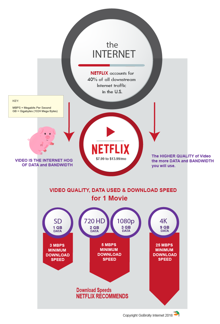 Checking Your Netflix Streaming Quality - visual representation