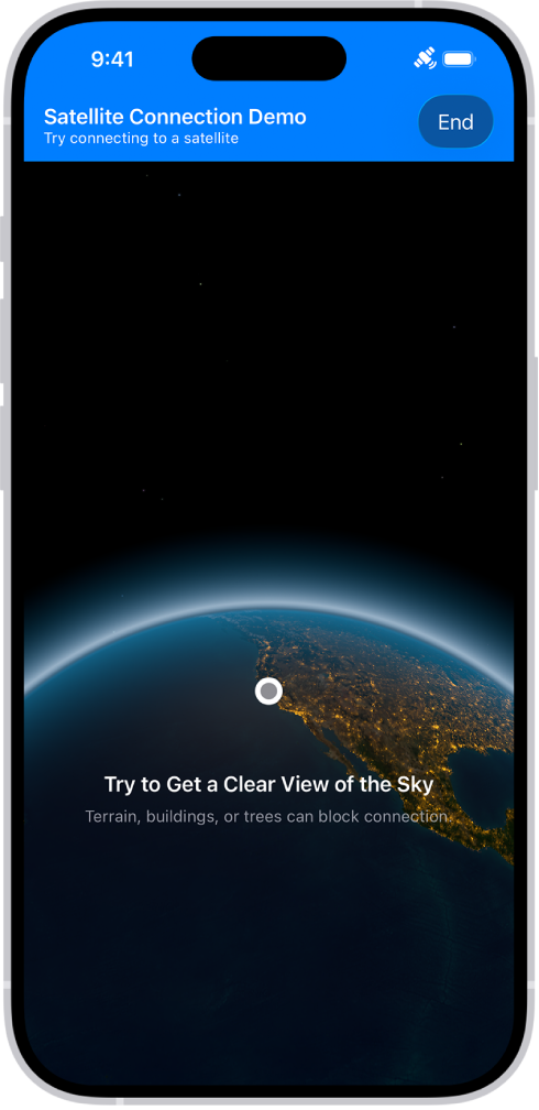 Comparison: Satellite Messaging vs. Emergency SOS - visual representation