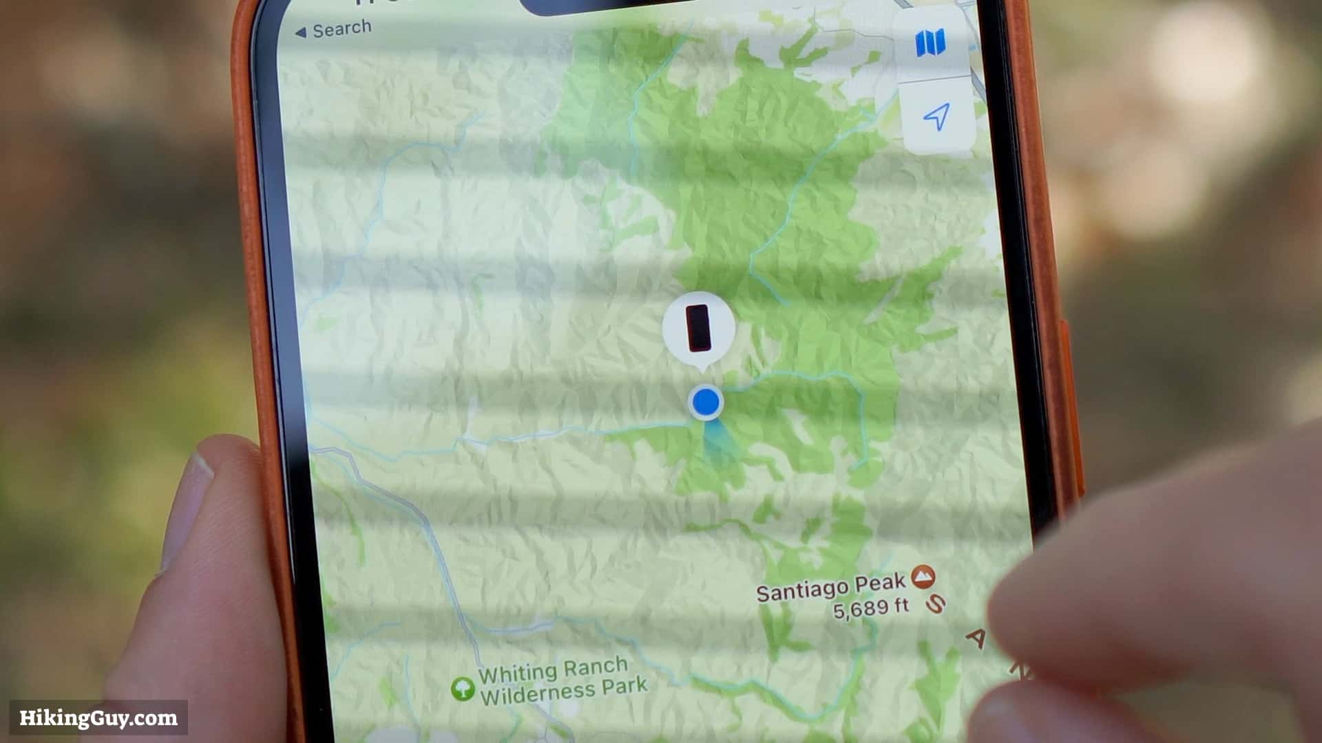 Setting Up Satellite Location Sharing - visual representation