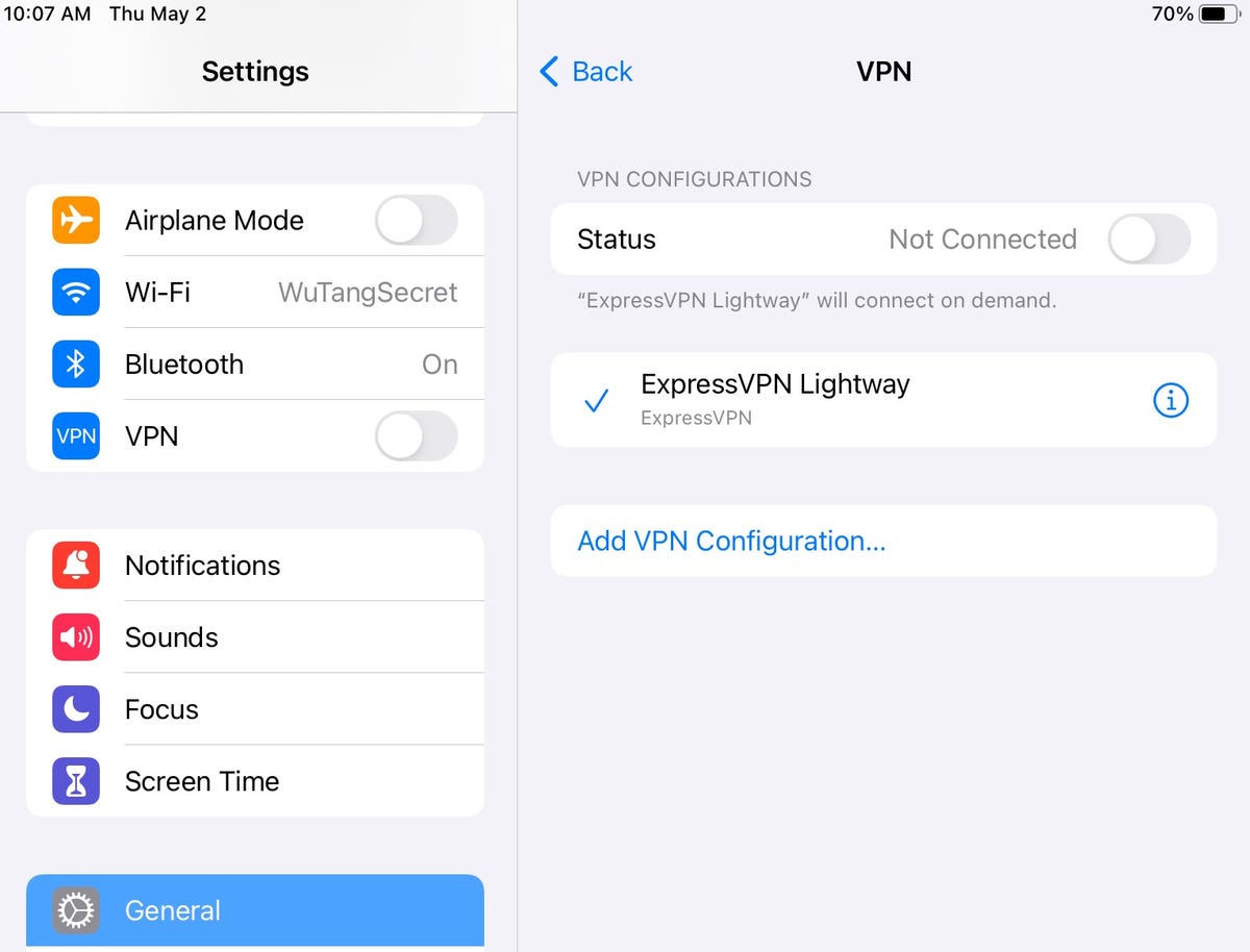 Method 3: Completely Removing the VPN App - visual representation