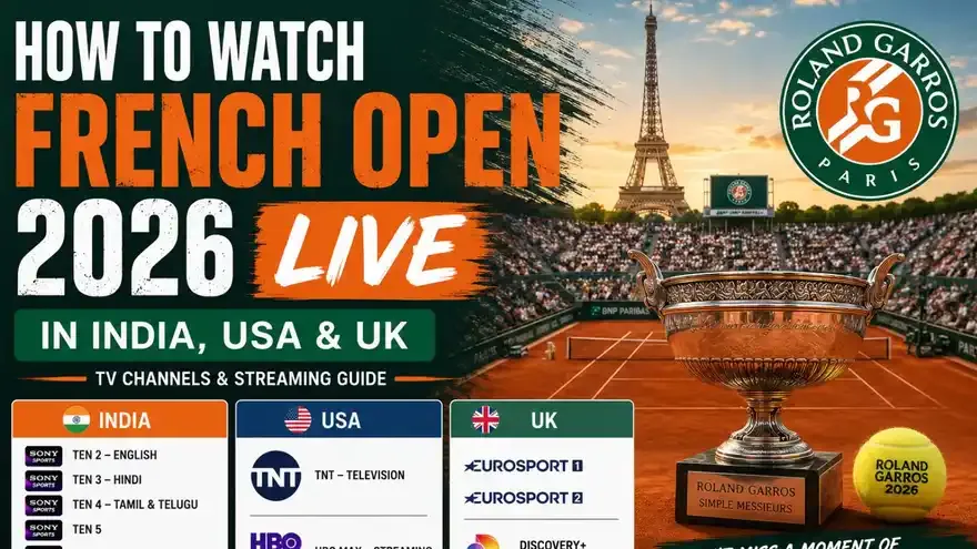 TV Channels Broadcasting French Open 2026 - contextual illustration