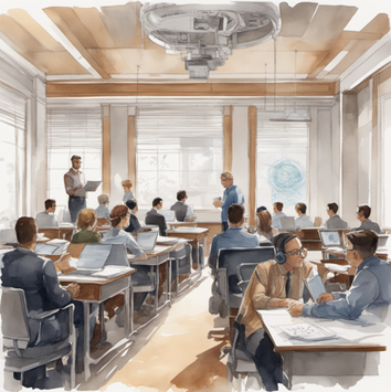 Future Trends in Higher Education - visual representation