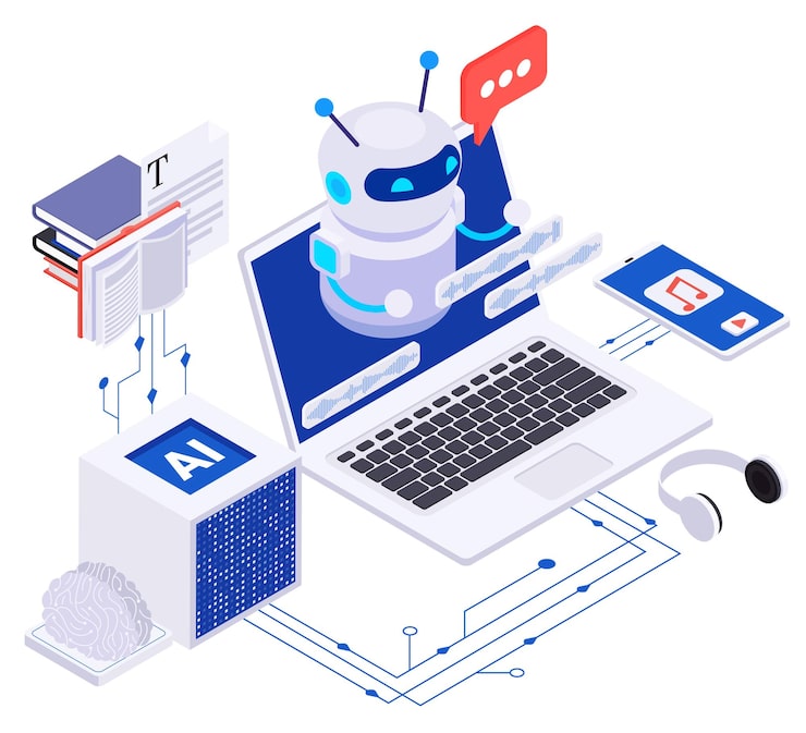 Optimizing Content Strategy with AI - visual representation
