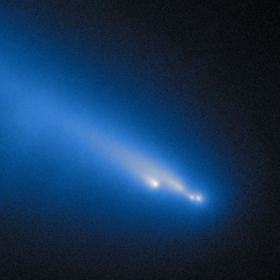 The Crumbling of Comet K1 - contextual illustration