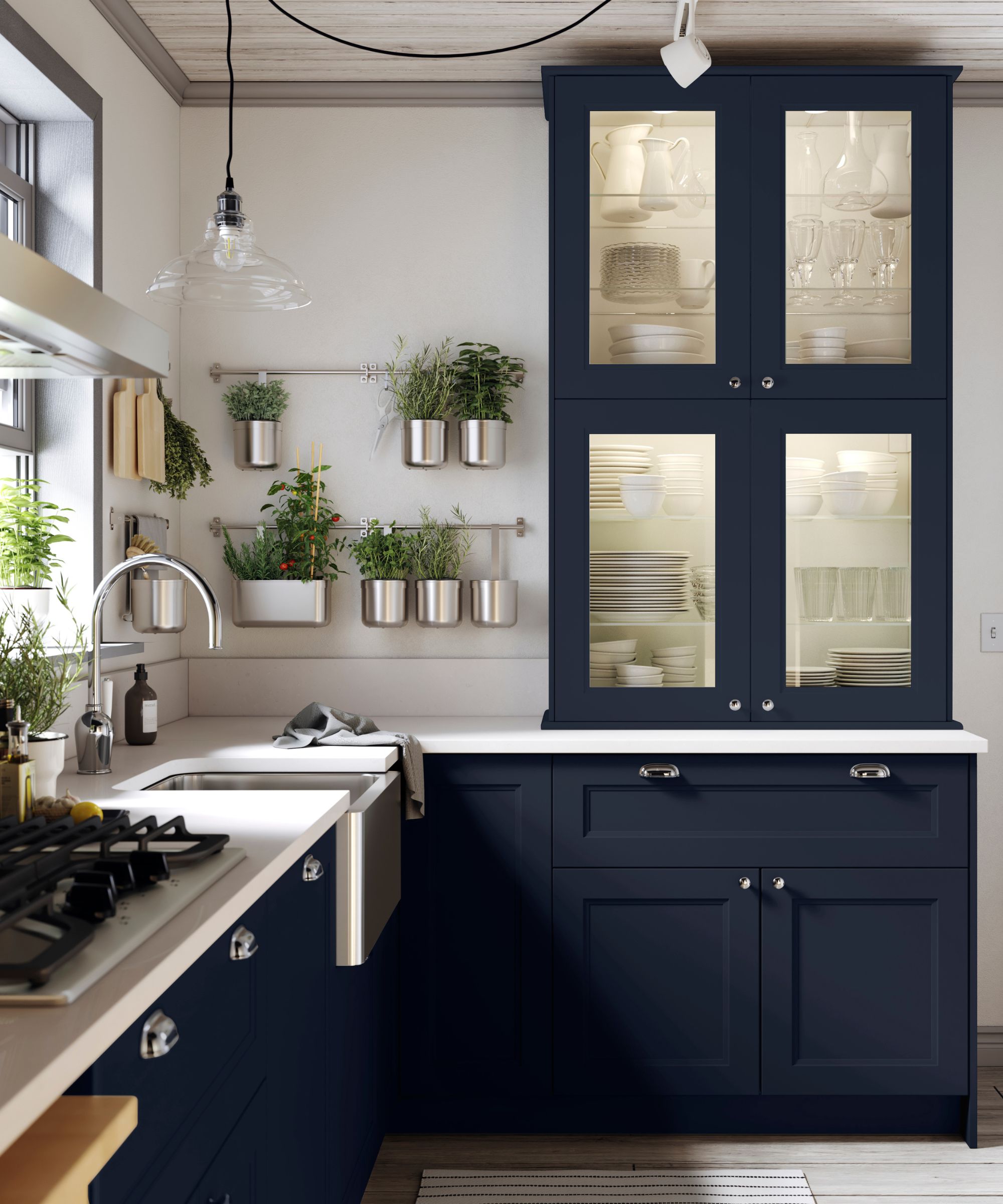 Petrol Blue Cabinetry: The Statement Piece - visual representation