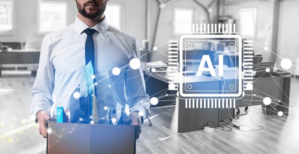 The Rise of AI in the Tech Industry - visual representation