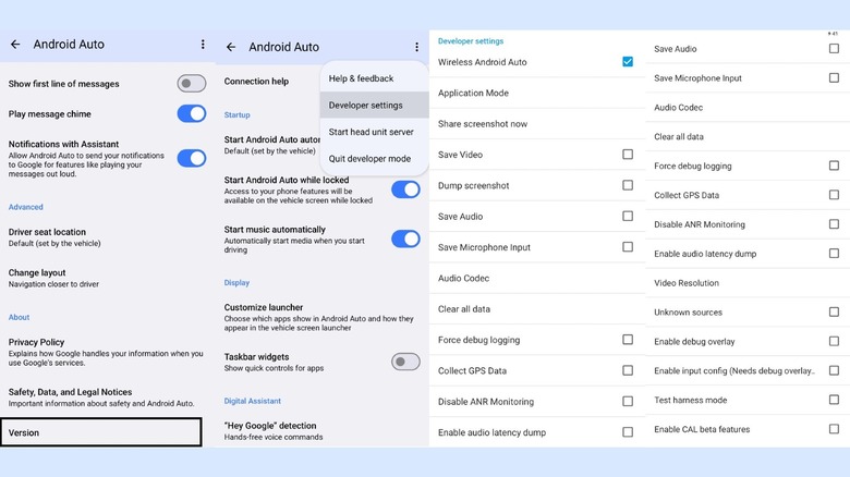 Enabling Developer Options - contextual illustration