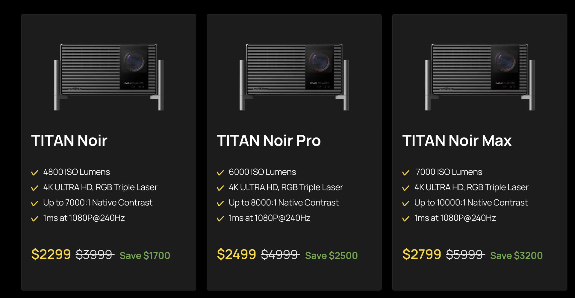 Key Features of the Titan Noir Max - visual representation