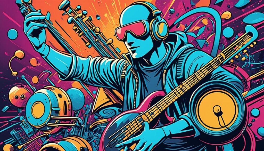 The Intersection of AI and Artistry - contextual illustration