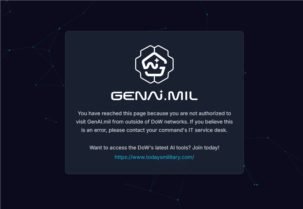 The Genesis of Gen AI.mil - visual representation