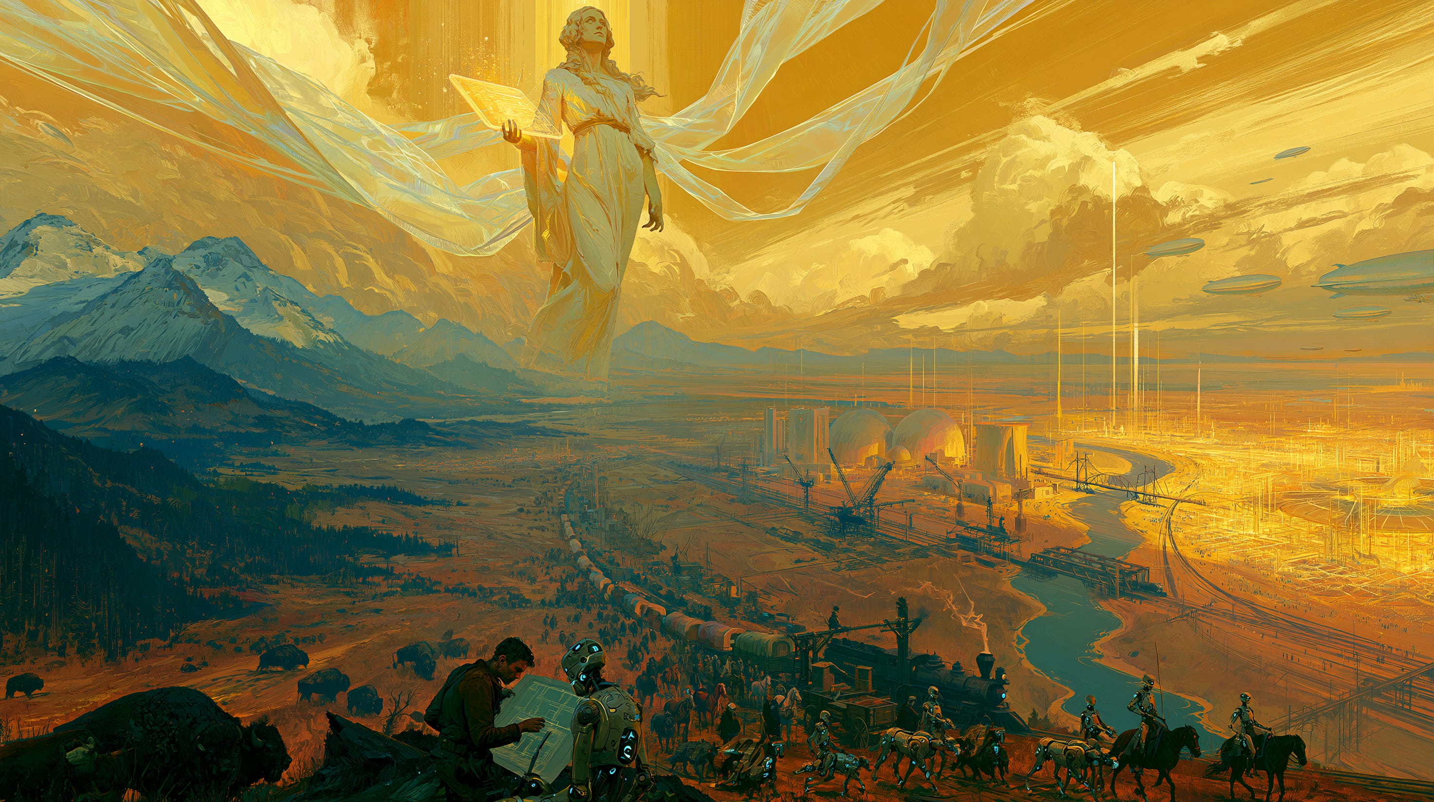 The AI Force: A New Frontier - visual representation