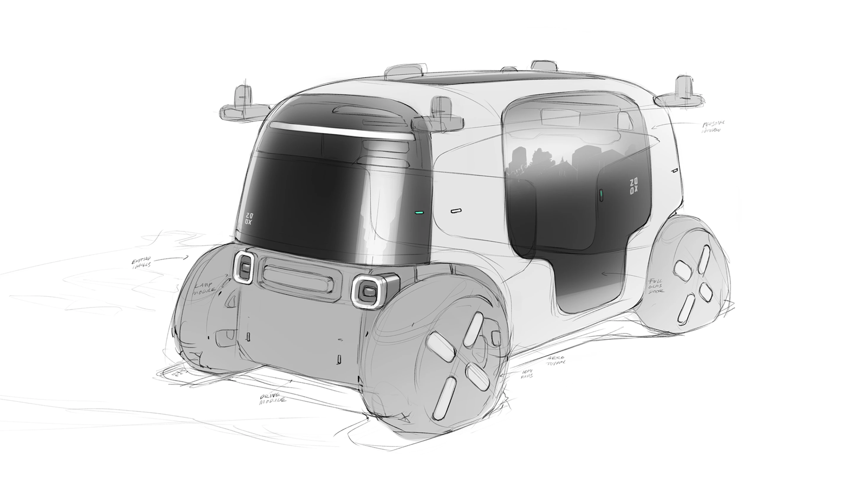 The Evolution of Zoox's Robotaxi - contextual illustration