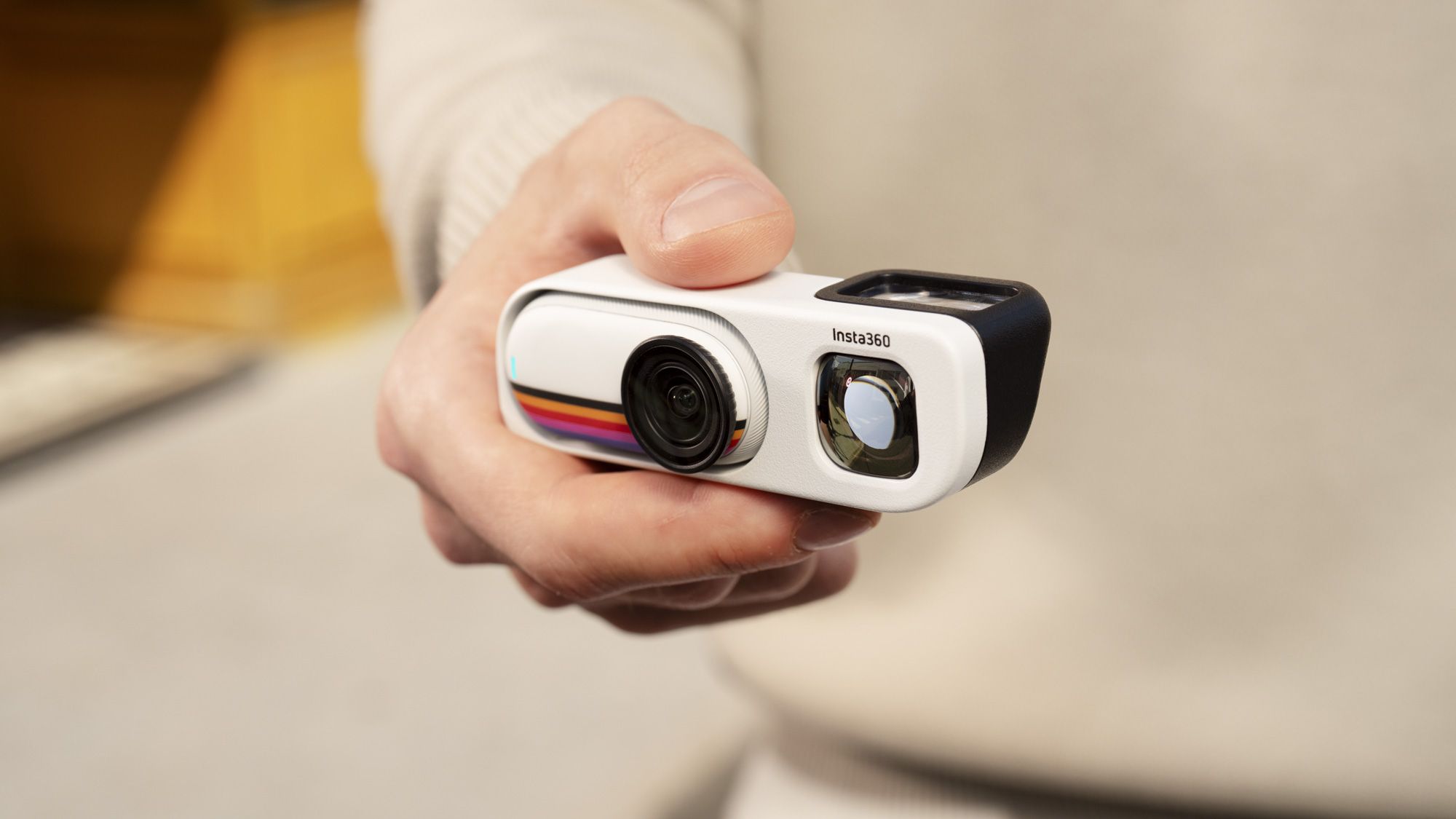 Insta360 reveals one of the wackiest camera kits for 2026 — its thumb-sized 4K camera with no screen can now include a waist-level optical viewfinder and new Polaroid-like look | TechRadar