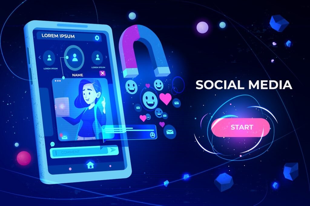 Future of AI in Social Media - contextual illustration