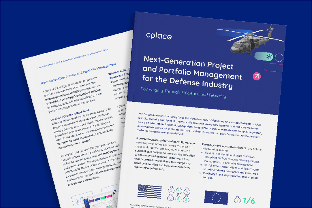 Alternative Solutions for Defense and Government Project Coordination - visual representation