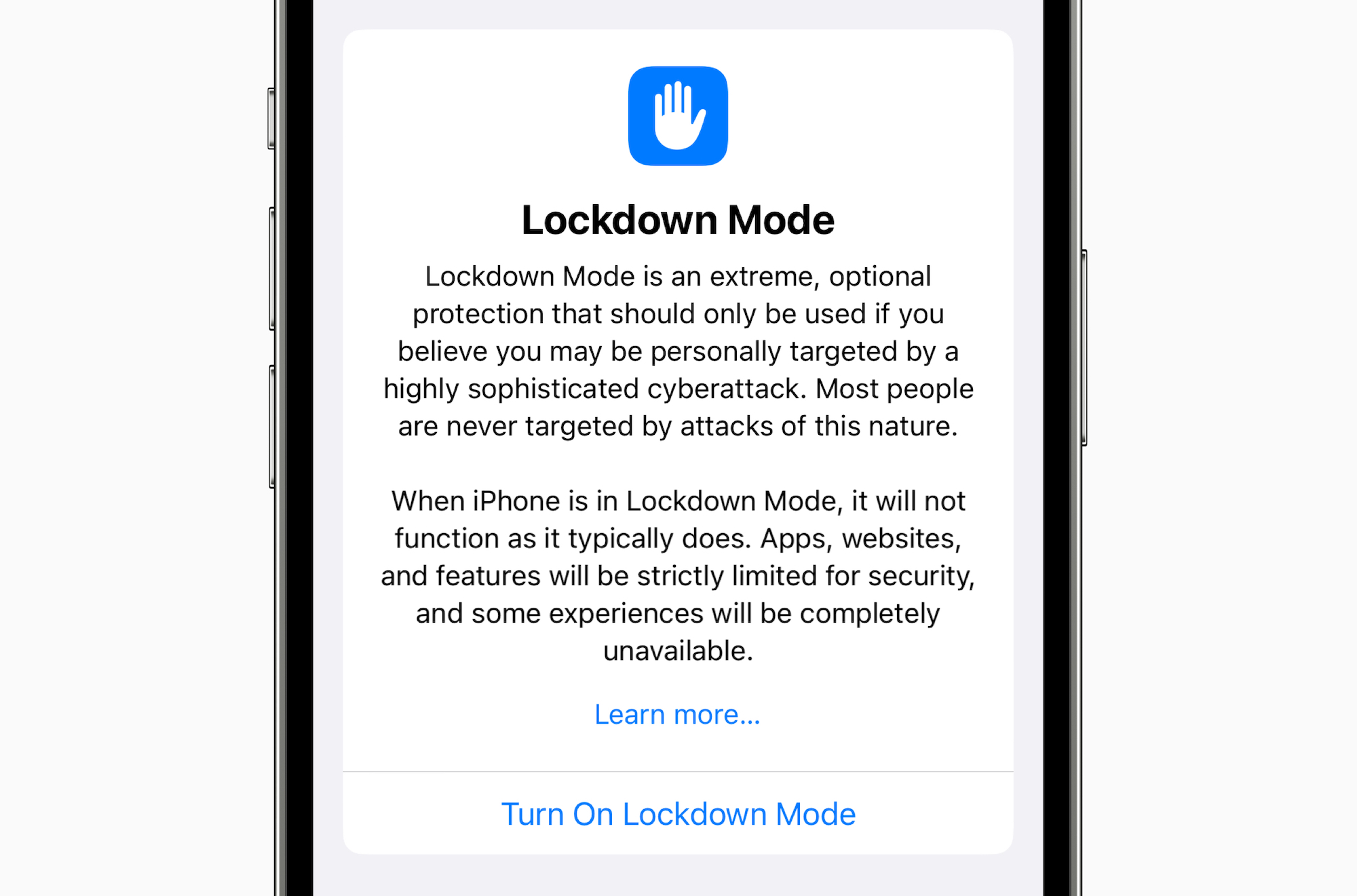 Comparing Lockdown Mode to Standard iOS Security: Threat Model Matters - visual representation