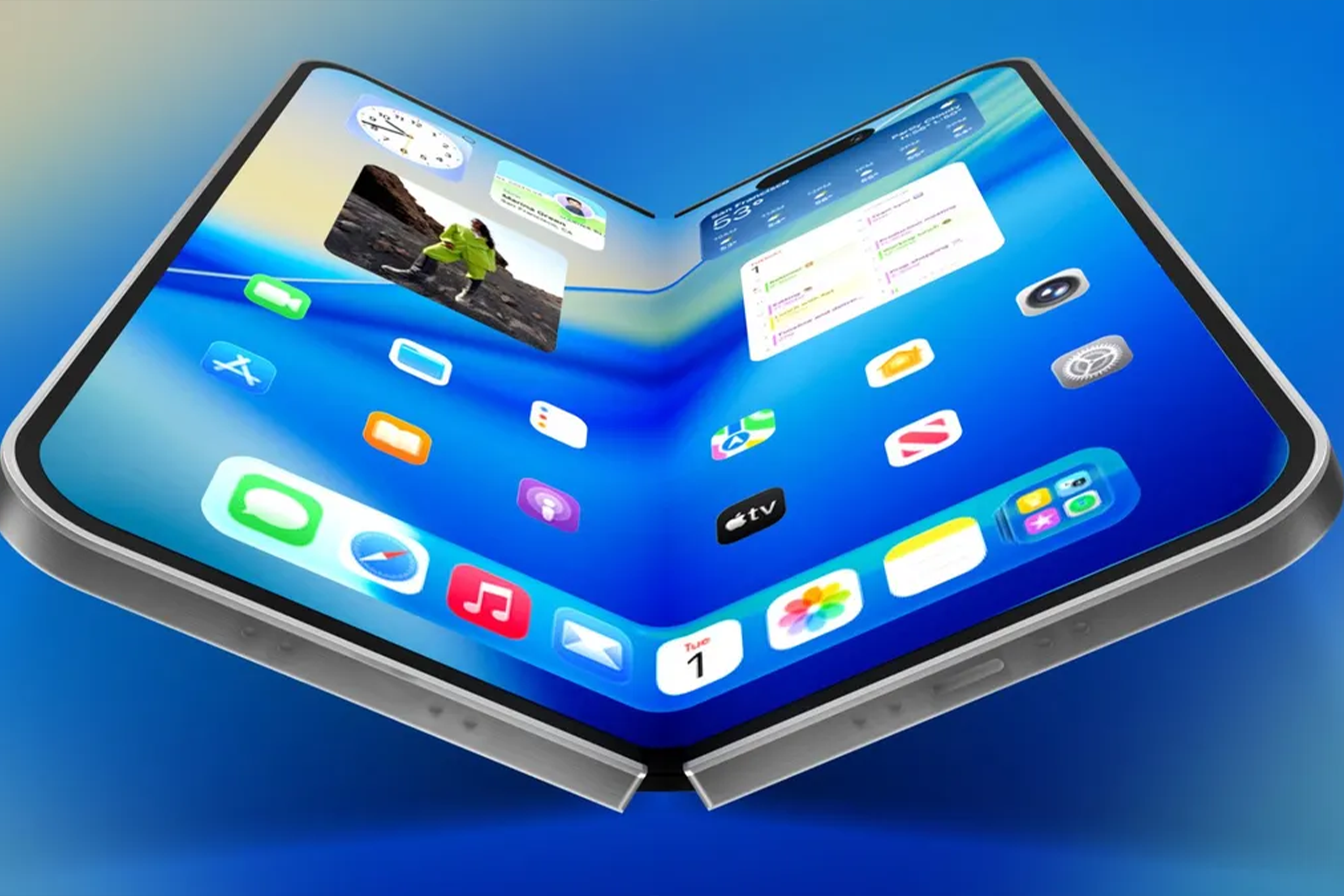 The Future of Foldable Smartphones - visual representation