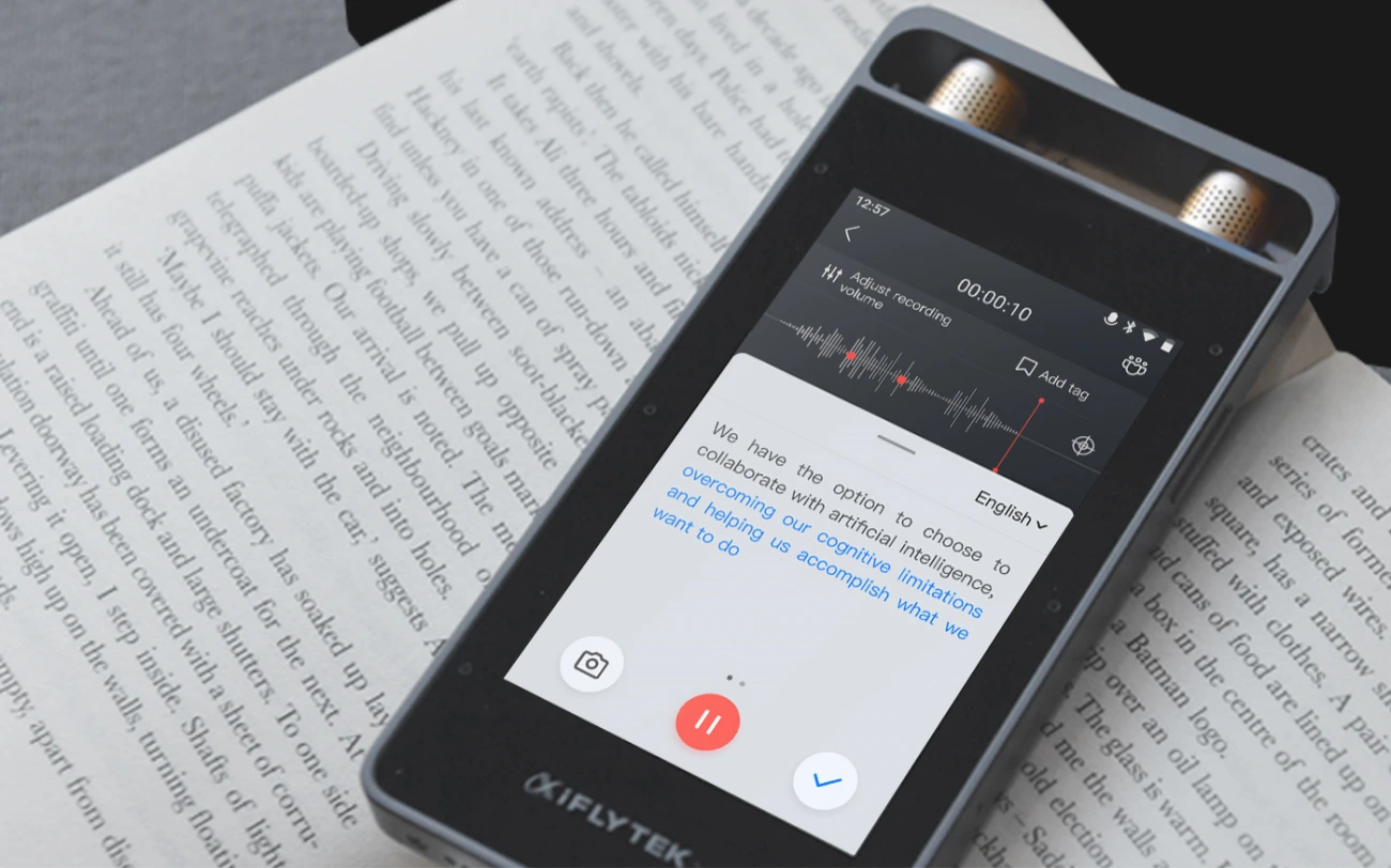 The Future of Voice Recording and Transcription - visual representation
