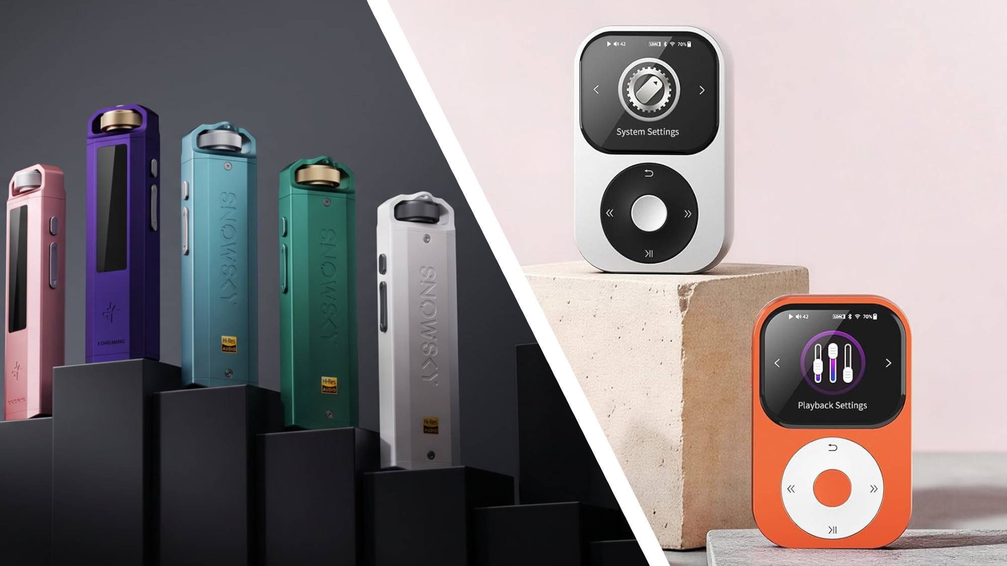 iPod nostalgia is at an all-time high, so meet two new cheap, adorable tiny hi-res music players that invoke the best of the music-player era (bring your own white wired earbuds) | TechRadar