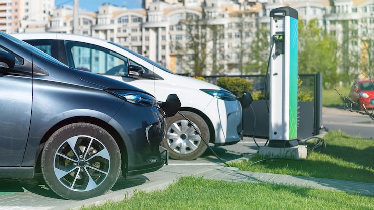 The Technology Behind Self-Parking EVs - visual representation