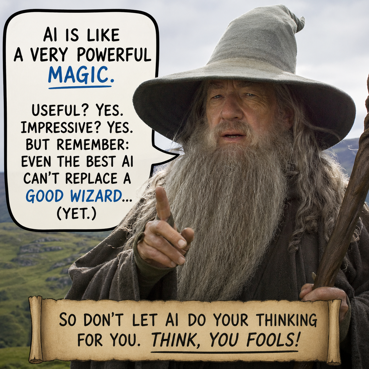 Analyzing the Encyclical: What Does the Gandalf Quote Mean? - contextual illustration