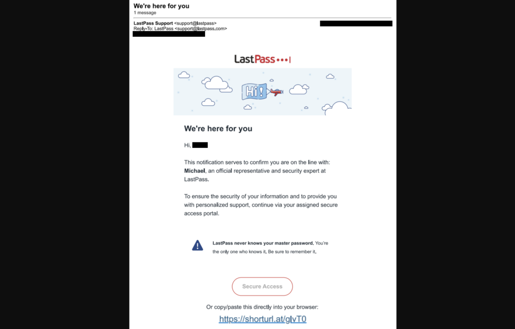 Red Flags That Expose Fake Last Pass Emails - visual representation
