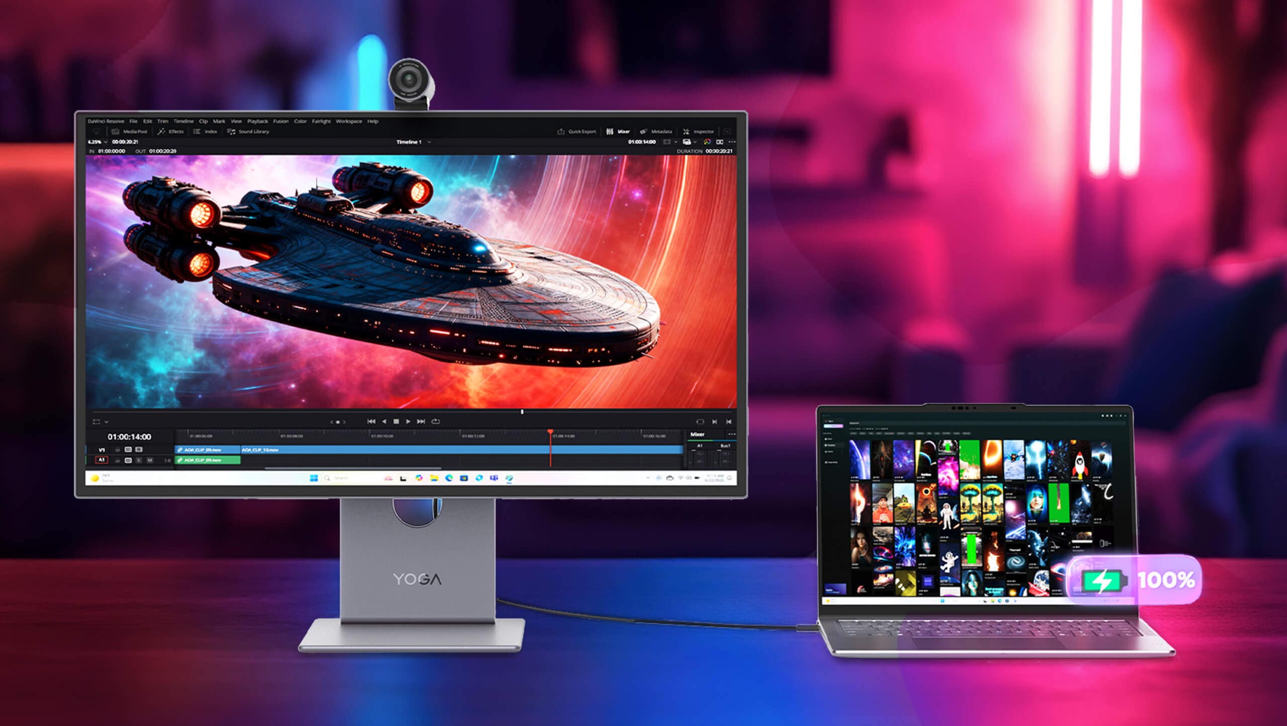 The Audio-Visual Future: What This Monitor Predicts - visual representation